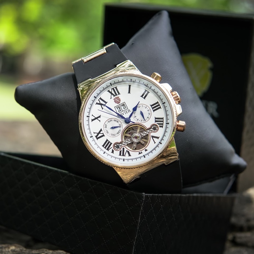 Xavier Maximus - Skeleton Calendar Watch - Picture 3 of 9